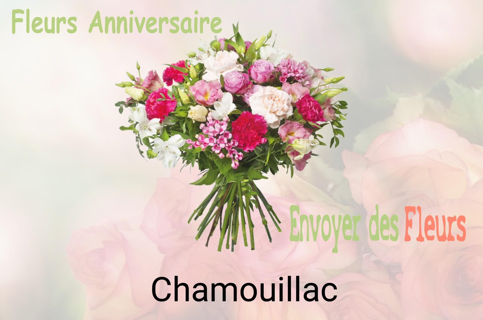 Bouquet de fleurs d’anniversaire livré à Chamouillac